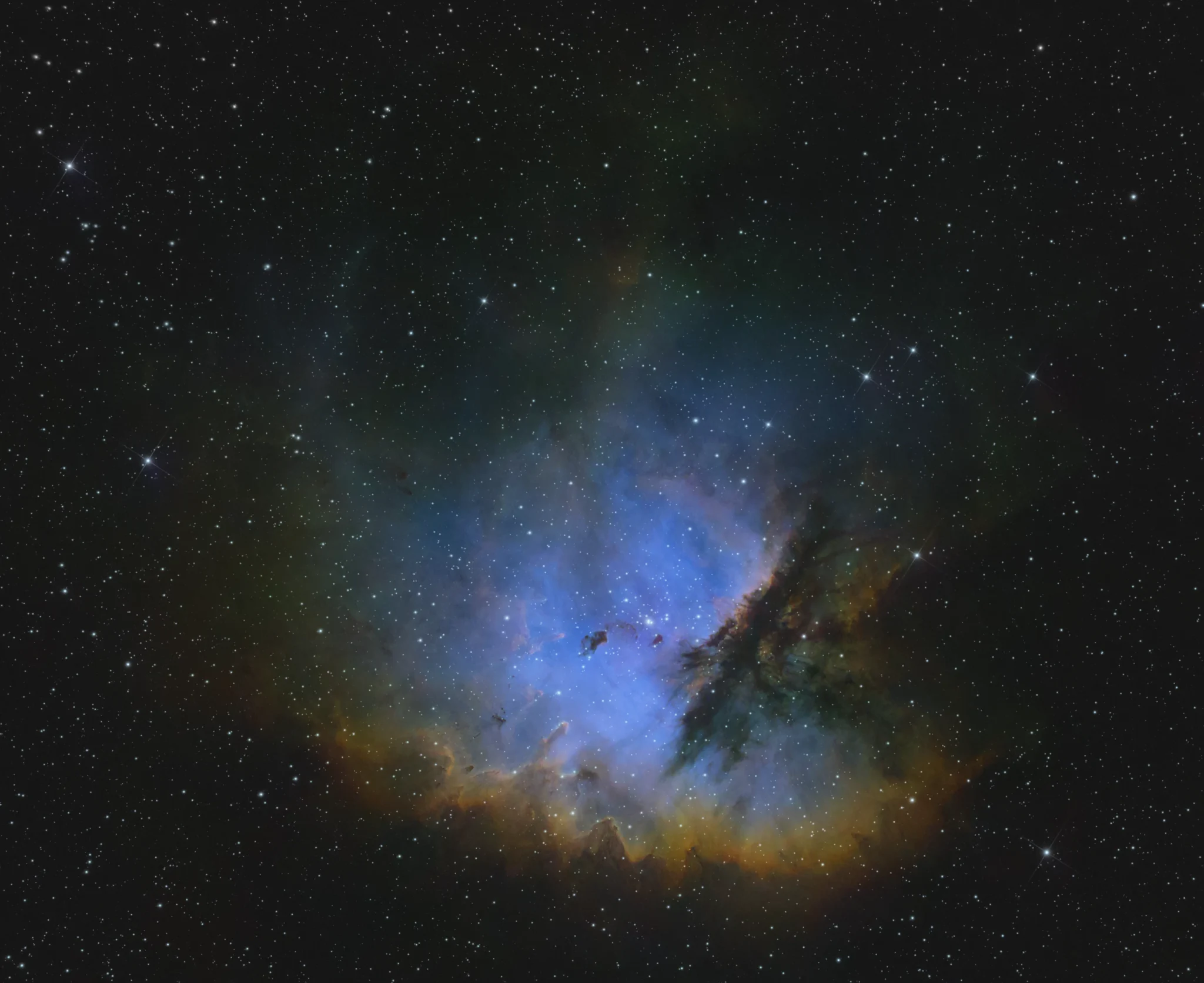 Astrophotographie de la nébuleuse Pacman, NGC281