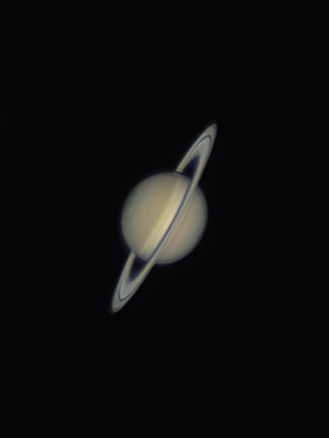 Astrophotographie amateur de la planète saturne